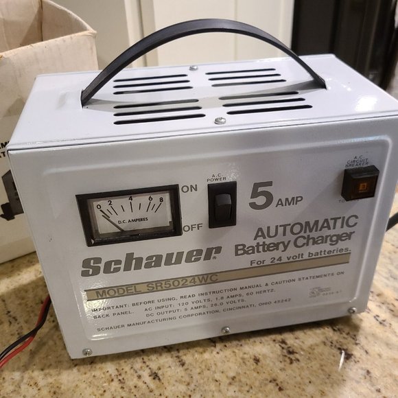 Schauer Automatic Battery Charger 24V SR5024WC Wheel Chair - Picture 5 of 11